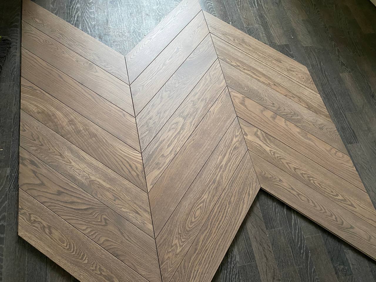 Инженерная доска Eparket Дуб Karelia натур УФ лак французская елка 640×120×15